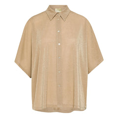 Momoni – Brooklyn Metallic-Hemd | Gold