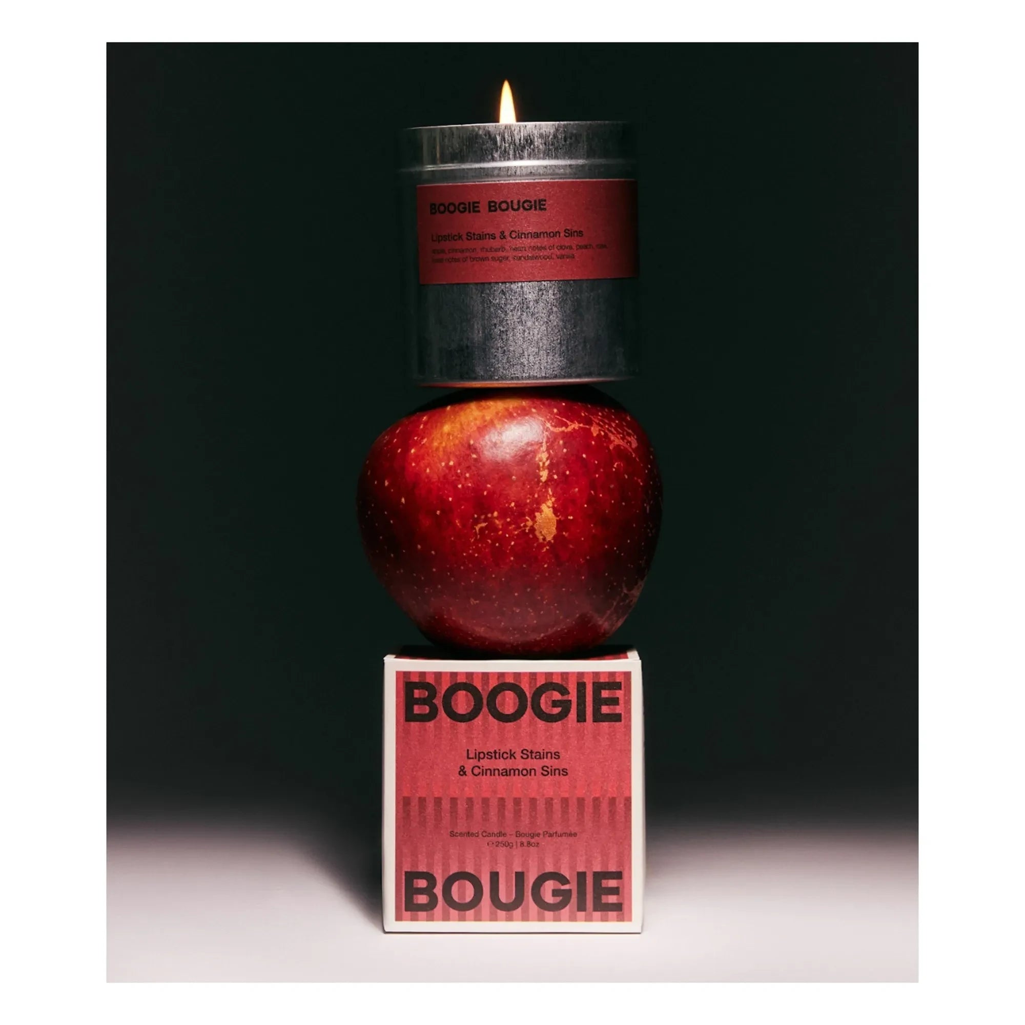 Boogie Bougie - Lipstick Stains & Cinnamon Sins Kerze