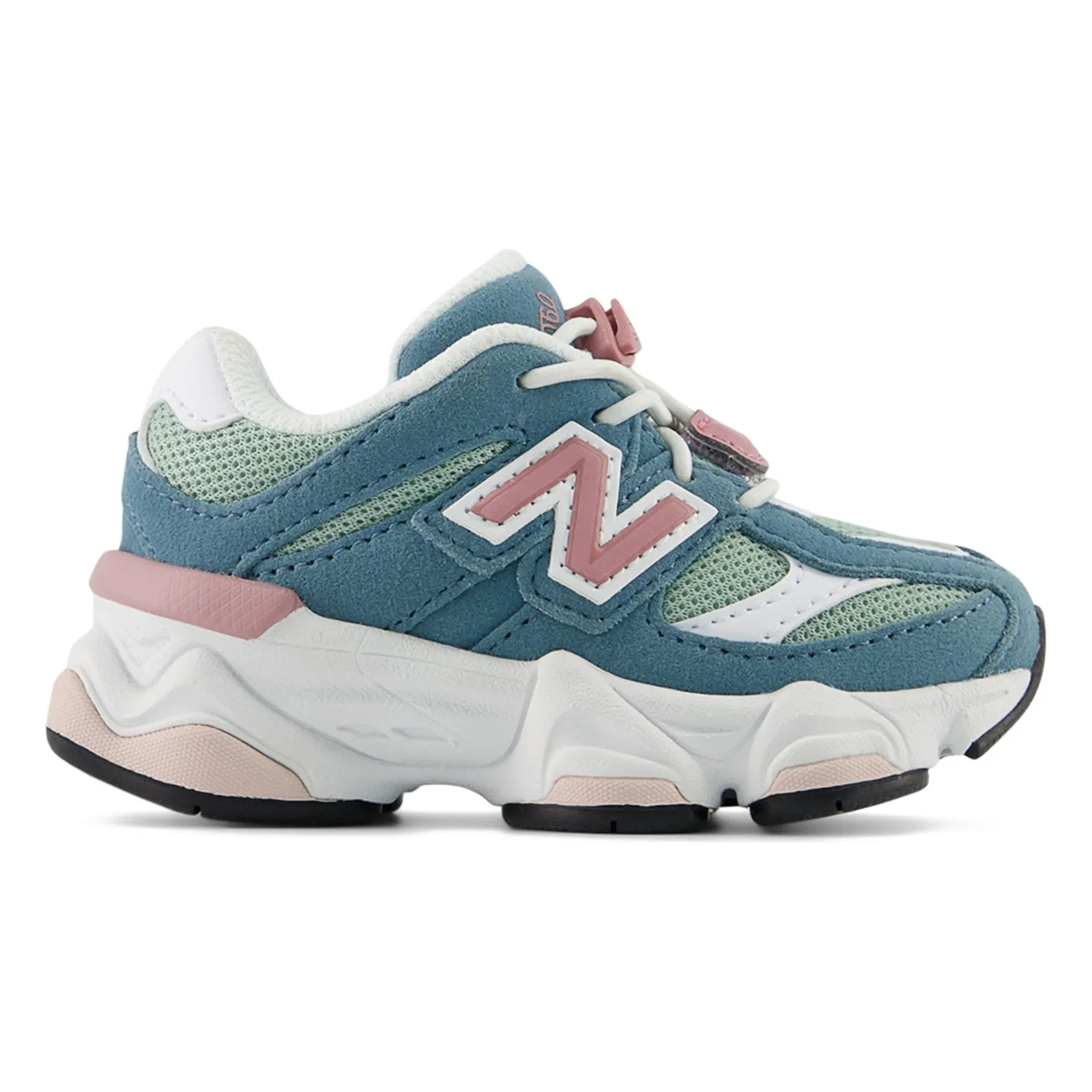 New Balance - 9060 Sneaker mit elastischen Schnürsenkeln | Dunkelgrün