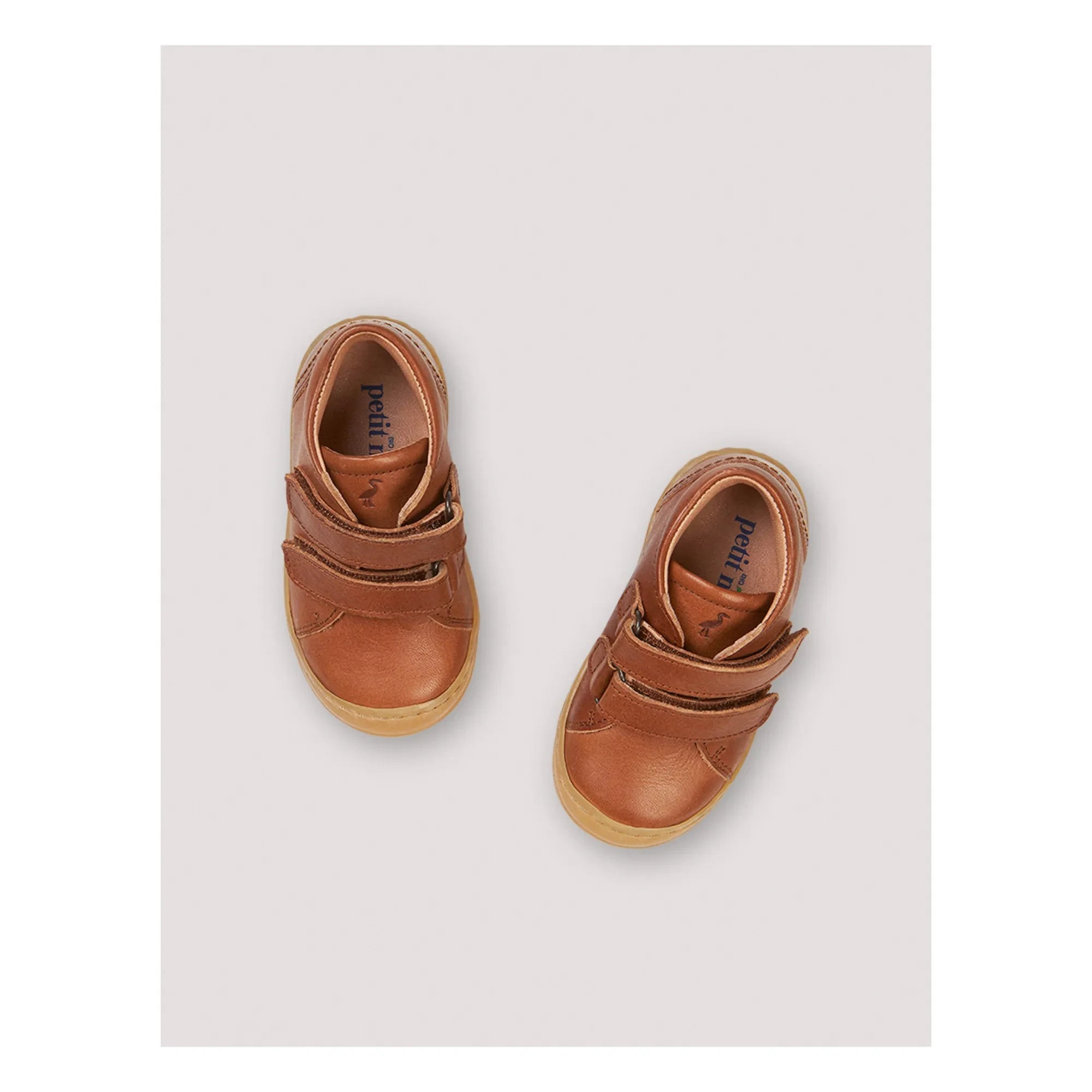 Petit Nord - Tägliche Klett-Sneaker | Cognac