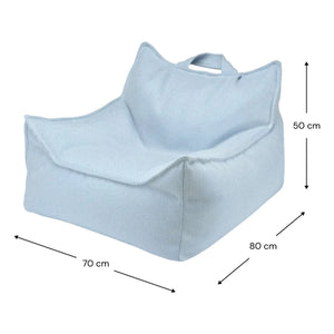 Wigiwama - Outdoor-Sitzsack Hellblau