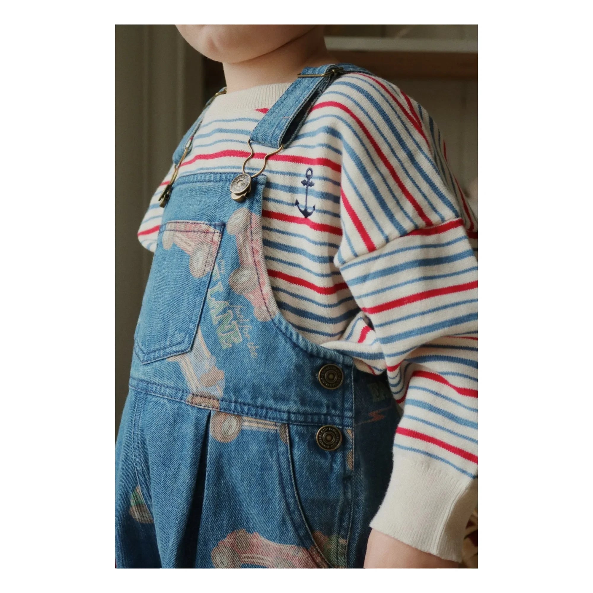 Konges Sløjd - Manis Gestreifter Pullover | Ecru