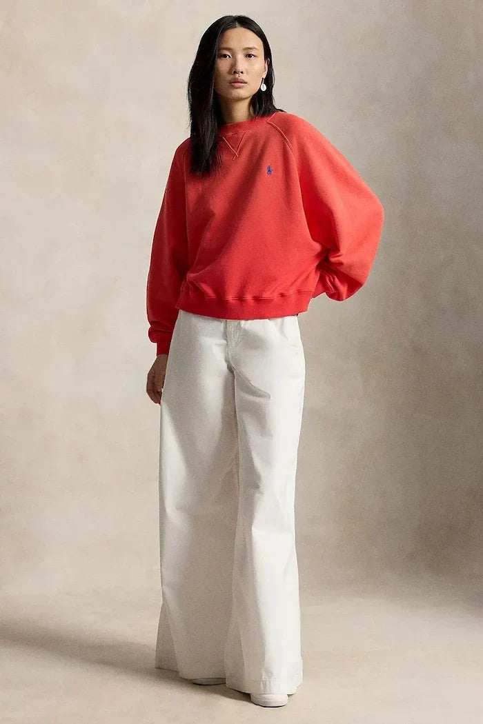 Polo Ralph Lauren pamuklu kadın sweatshirt
