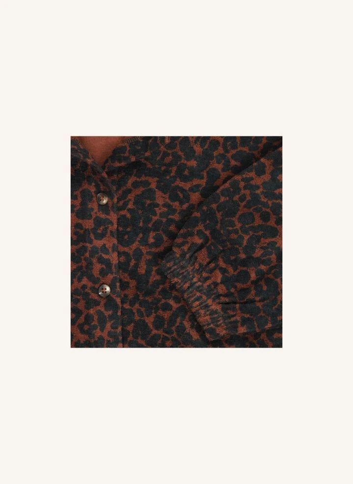 Tumble N'Dry - Madelon Leopar Organische Baumwolljacke | Braun