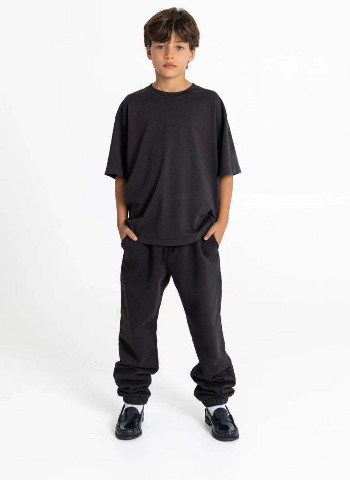 Smallable Kid - Rush Organische Baumwolle Jogger | Schwarz