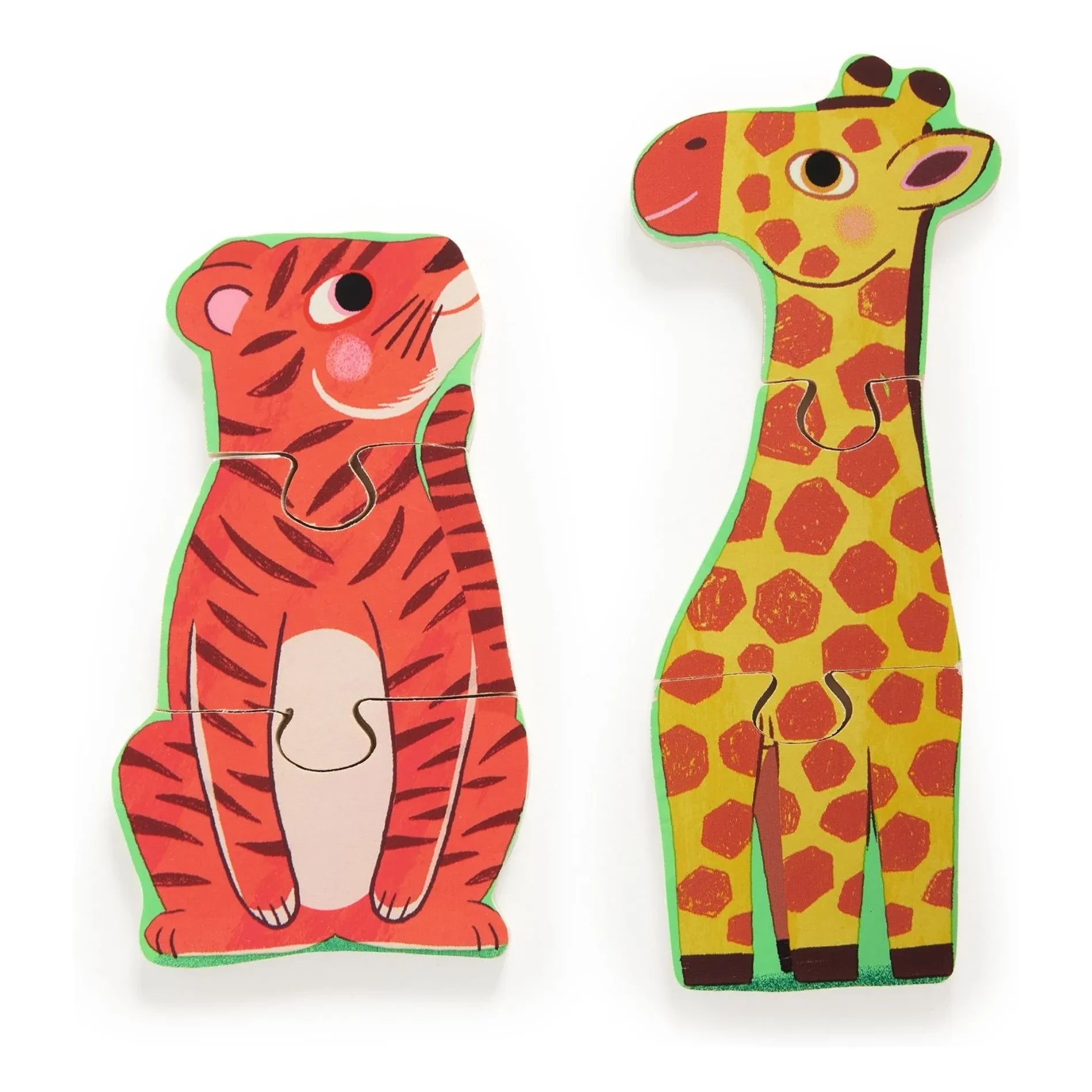 Djeco - Cuckoo Tiger Holzpuzzle