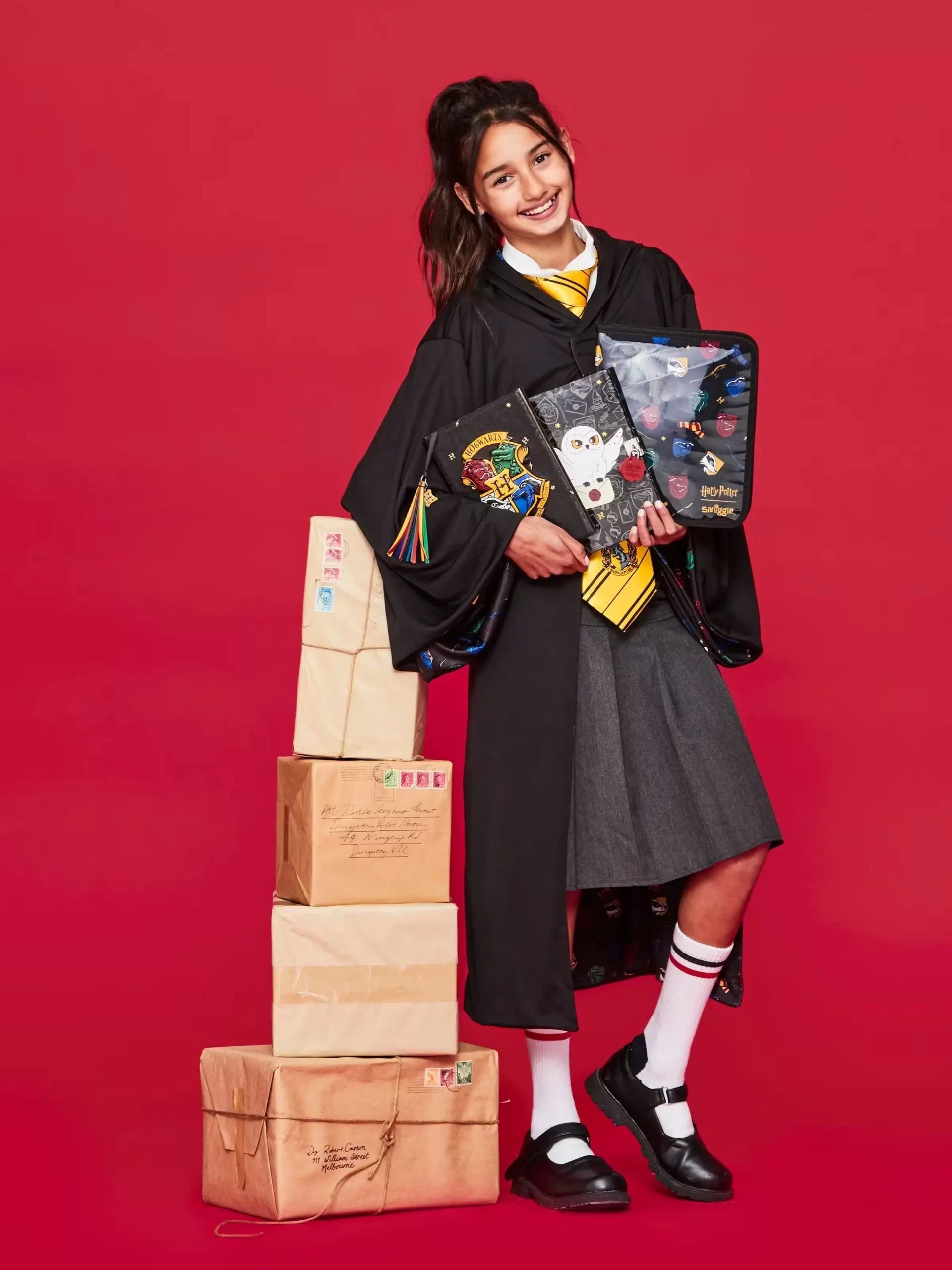 Smiggle -Harry Potter Özel Kalemleri ve Kalem Kutusu Paketi-Dinossi