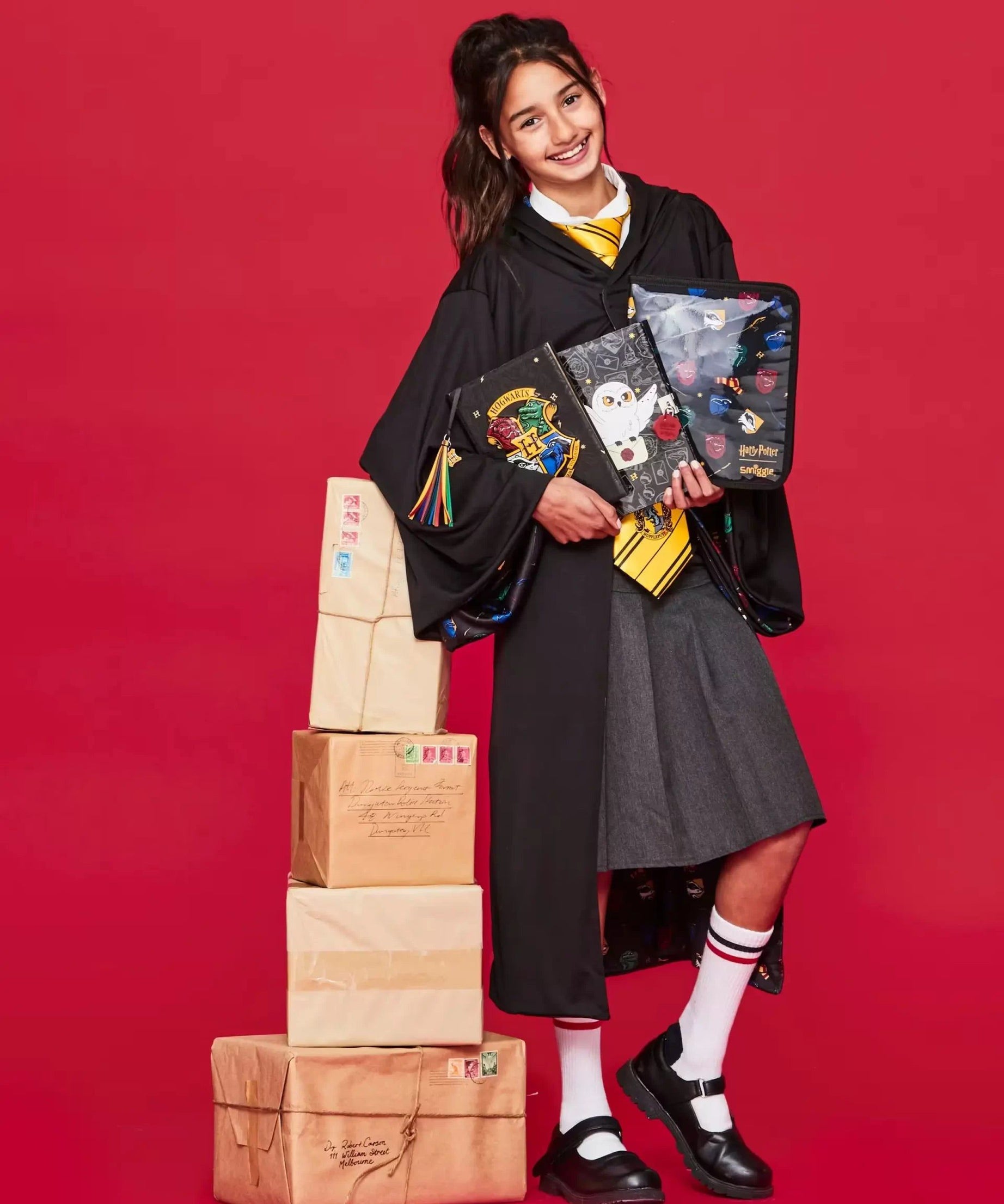 Smiggle -Harry Potter Özel Kalemleri ve Kalem Kutusu Paketi-Dinossi