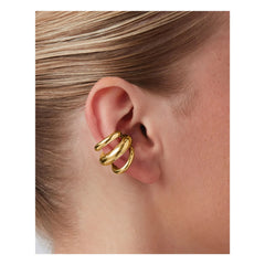 Jenny Bird - Triple Tome Earcuff | Gold