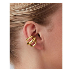 Jenny Bird - Triple Tome Earcuff | Gold