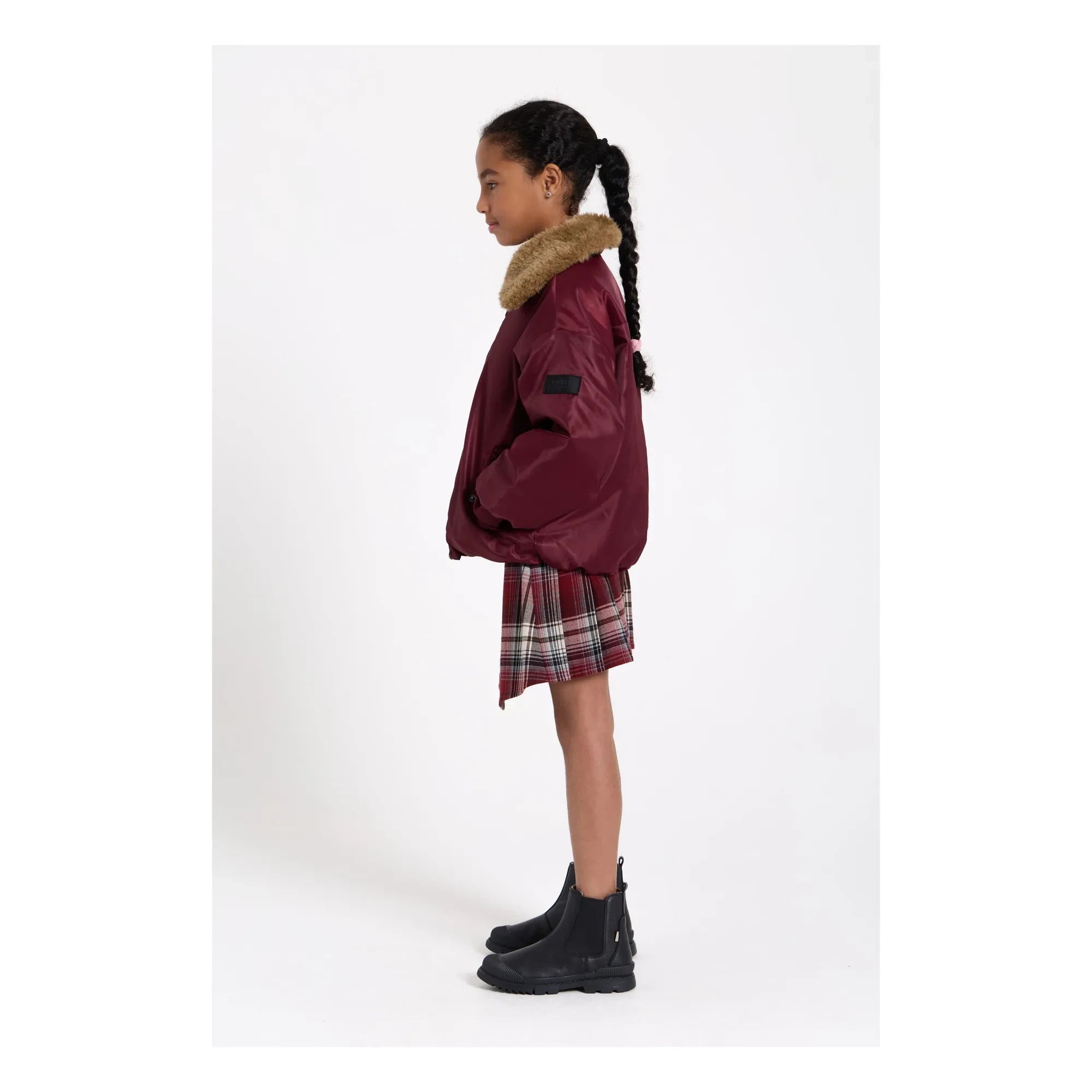 Finger in the nose - Aria Bomberjacke | Aubergine