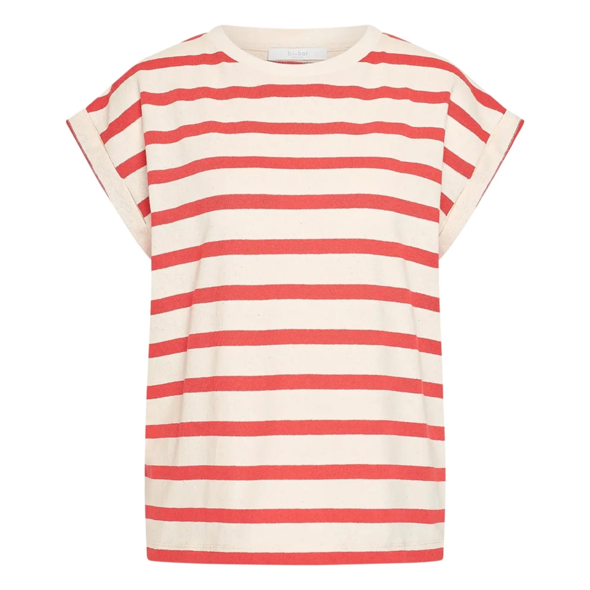 By Bar - Tobi Pamuk Matrosen T-Shirt | Rot