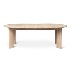 Ferm Living - Bevel Ausziehtisch - FSC-Holz, D117-217 cm | Weiß