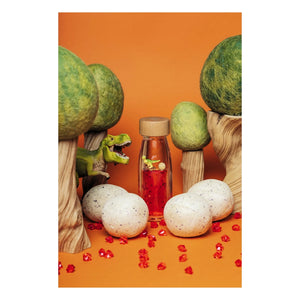 Petit Boum - T-Rex sensorische Flasche | Orange