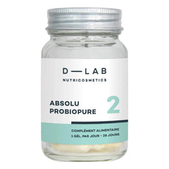 D-LAB NUTRICOSMETICS - Absolu Probiopure Darmflora Gleichgewicht Nahrungsergänzungsmittel - 1 Monat