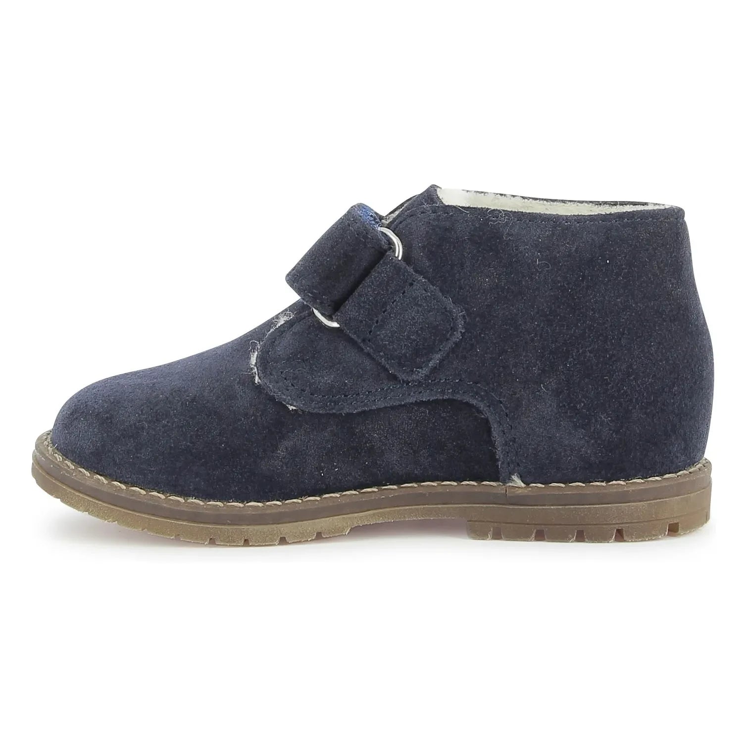Tartine et Chocolat - Easy Fur Velours Stiefel | Dunkelblau