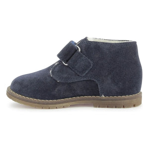 Tartine et Chocolat - Easy Fur Velours Stiefel | Dunkelblau