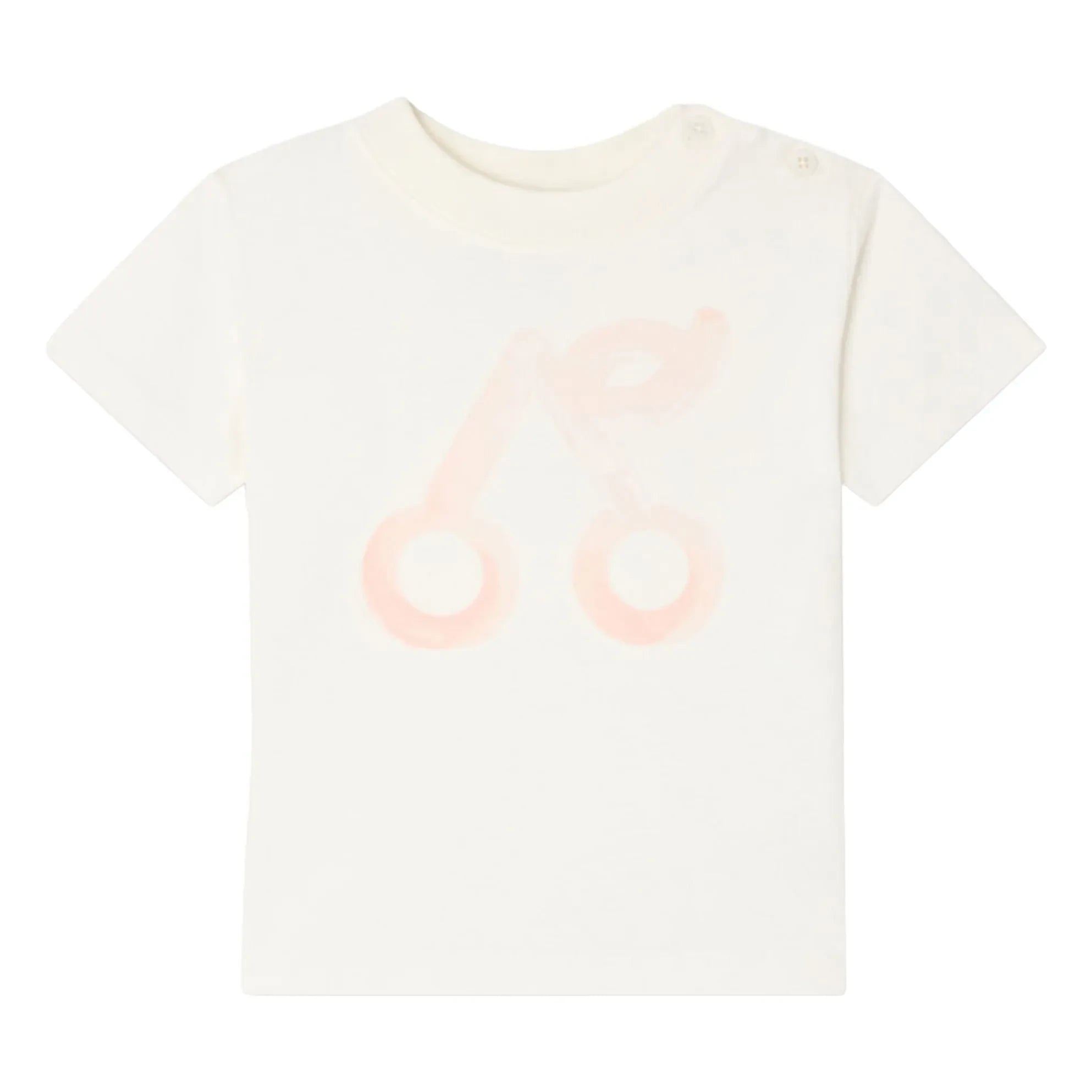 Bonpoint - Cai Cerise Bio-Baumwoll-T-Shirt | Cremefarben