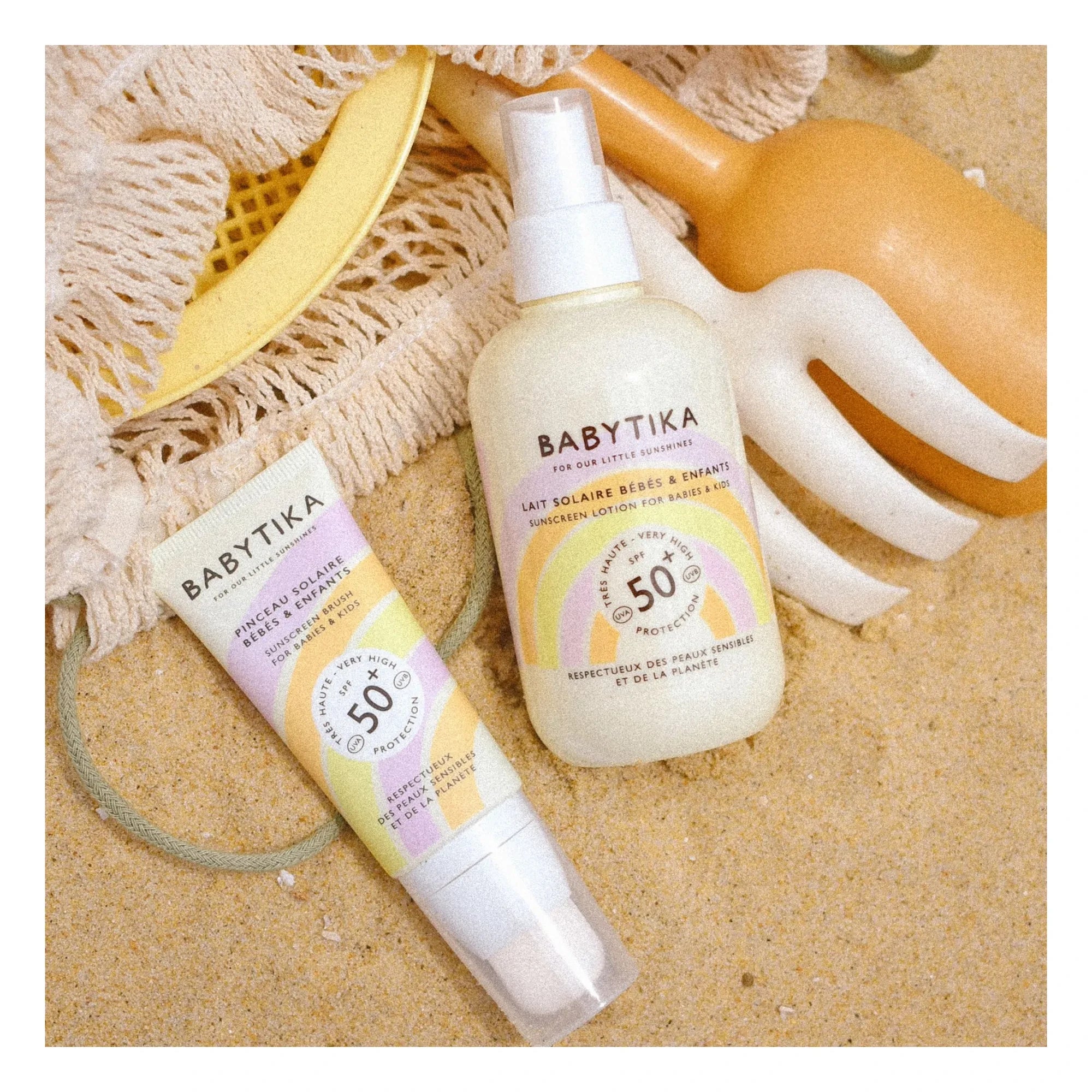 Mimitika - Babytika Sonnenpinsel für Kinder LSF50+ - 40 ml