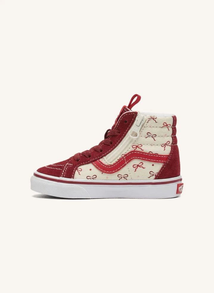 Vans - Burgundy SK8-Hi Reissue Mit Reißverschluss und Knöchelriemen Sneakers