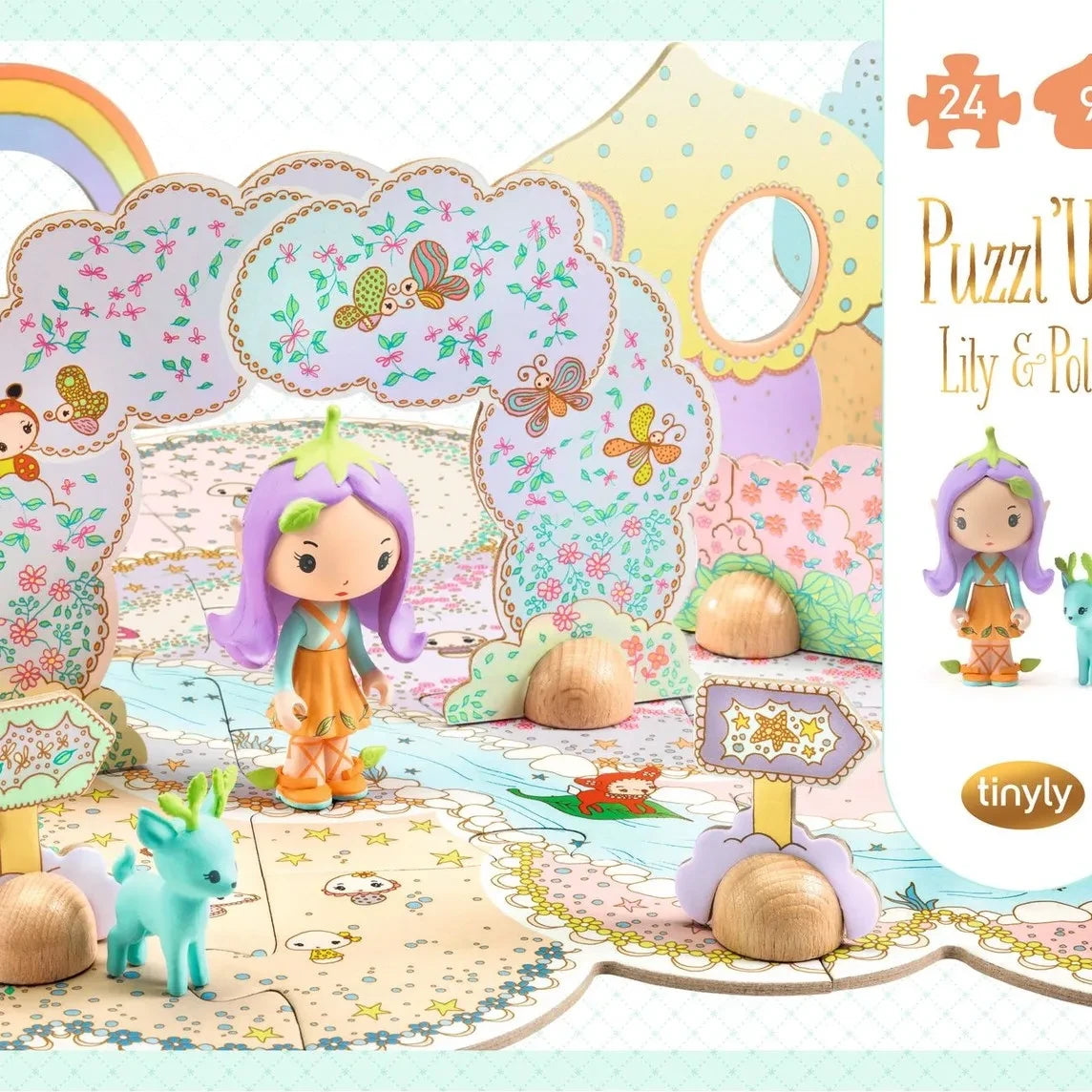 Djeco - Tinyly - Puzzl'Up Lily & Polo