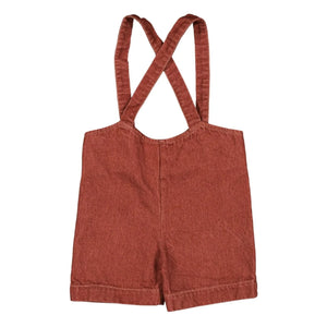 Loir - Octave Denim-Overall | Terrakotta