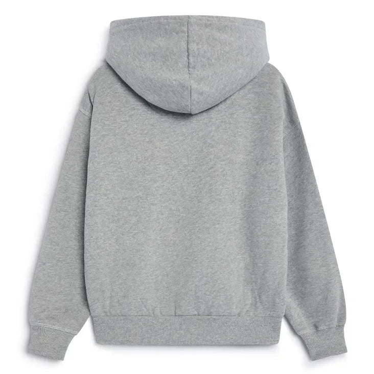 Die neue Gesellschaft – TNS Logo Kapüşonlu Sweatshirt | Gri