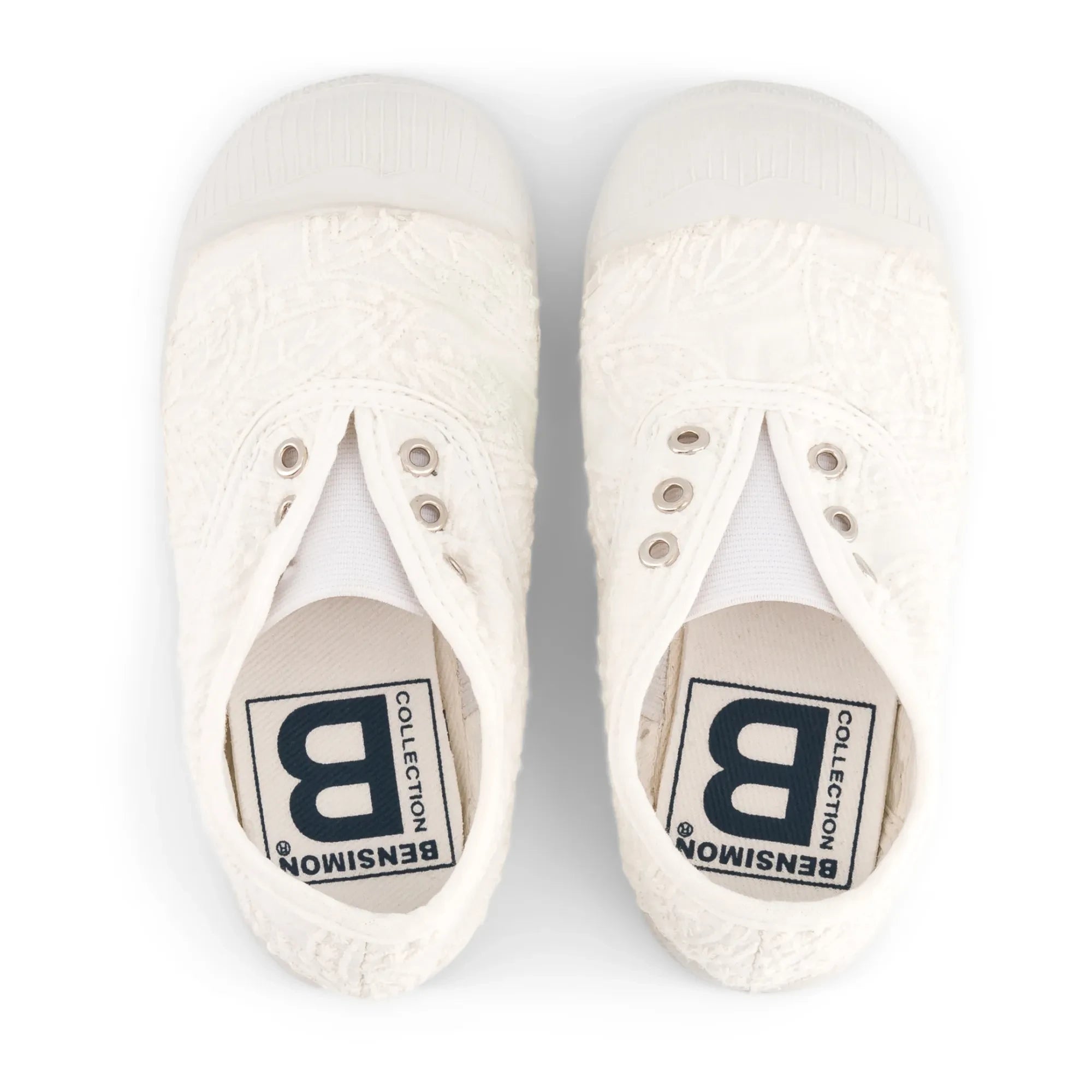 Bensimon - Tennis Elly Broderie Anglaise | Weiß