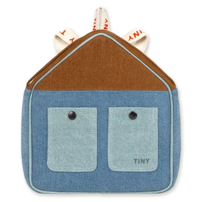 Tinycottons – Selbstgenähter Rucksack | Blau