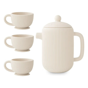 Mushie – Silikon-Teeset | Beige