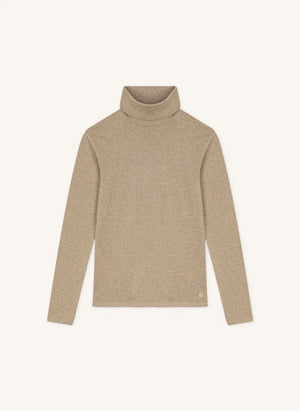 Petit Bateau - Klassischer Rollkragen | Heather beige