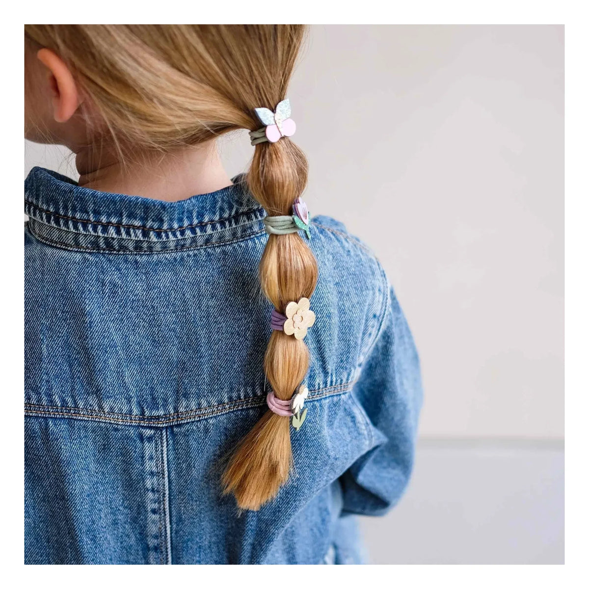 Mimi & Lula - 8-teiliges Blumen-Haarspangen-Set | Lila