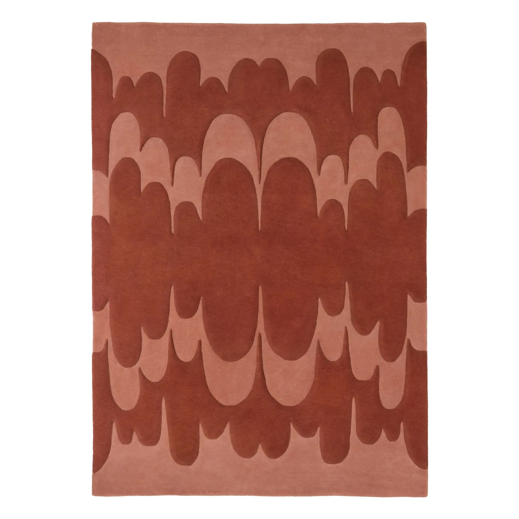 Nanimarquina - Echo yün halı, Lucia Eames | Terracotta