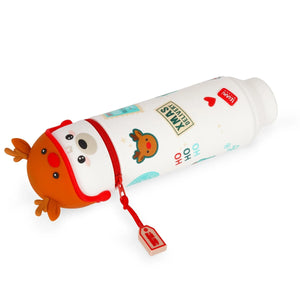 Legami - 2-in-1 Silikon Weihnachtsschreibetui Eisbär - Kawaii
