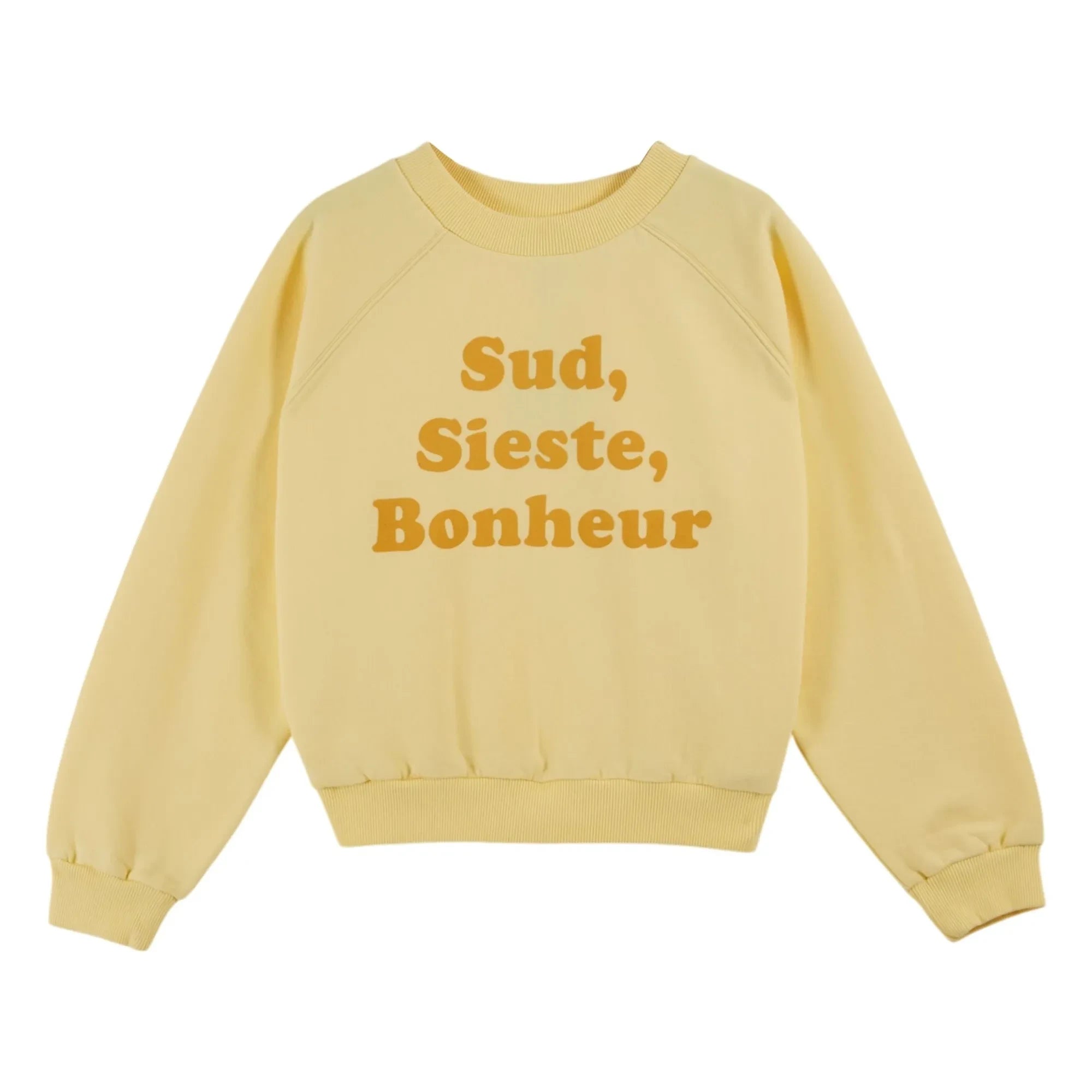 Emile et Ida - Sweatshirt Message Bio-Baumwolle | Mimose