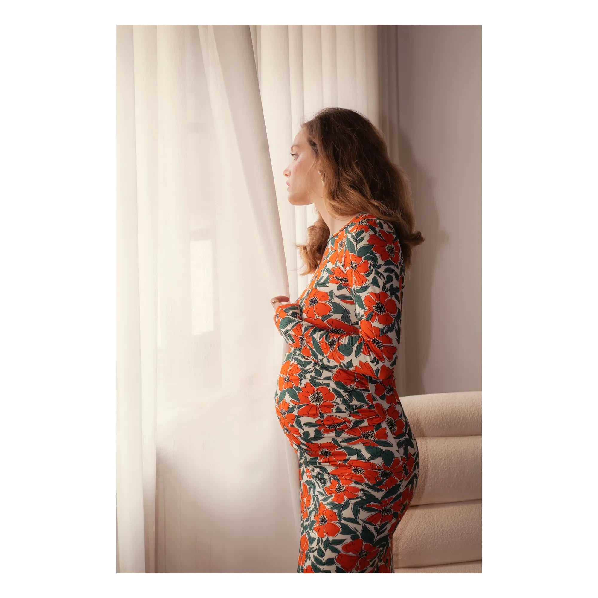 Paloma Collection - Thelma Poppy Umstandskleid | Rot