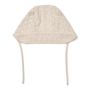 Liewood – Mütze Rae aus Bio-Baumwolle mit Ajourmuster | Beige