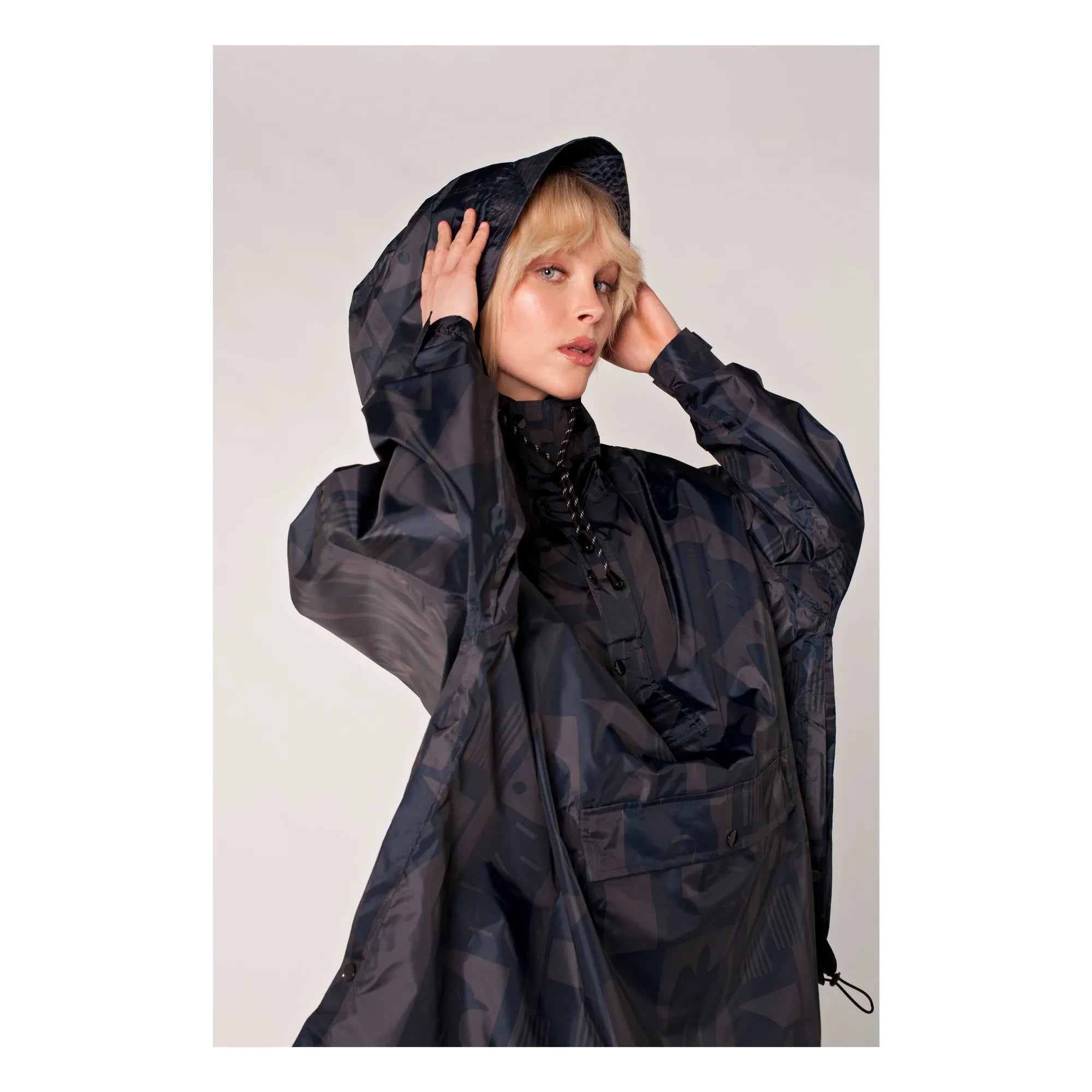 Rainkiss - Back to Black Wasserdichter Anorak | Schwarz