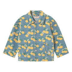 Tinycottons - Orange Denim Jacke | Blau
