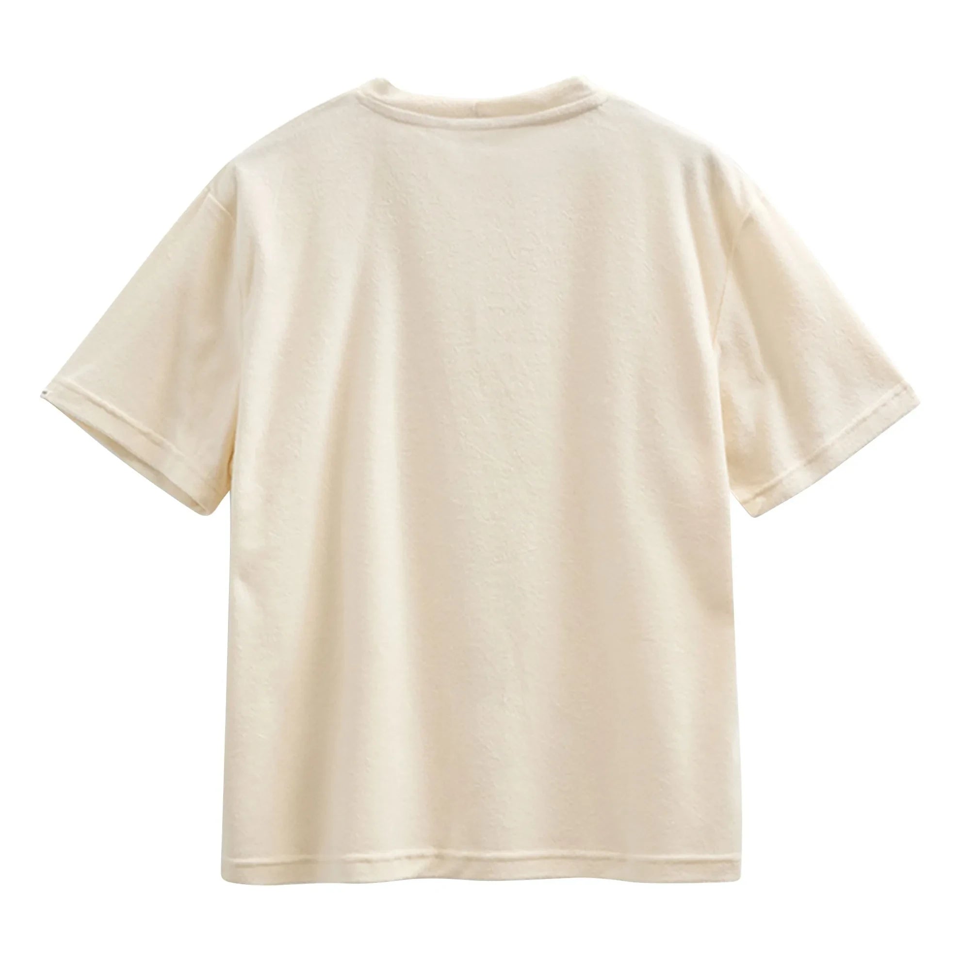 Anerkjendt - Akvillads Frottee-T-Shirt | Beige