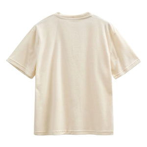 Anerkjendt - Akvillads Frottee-T-Shirt | Beige