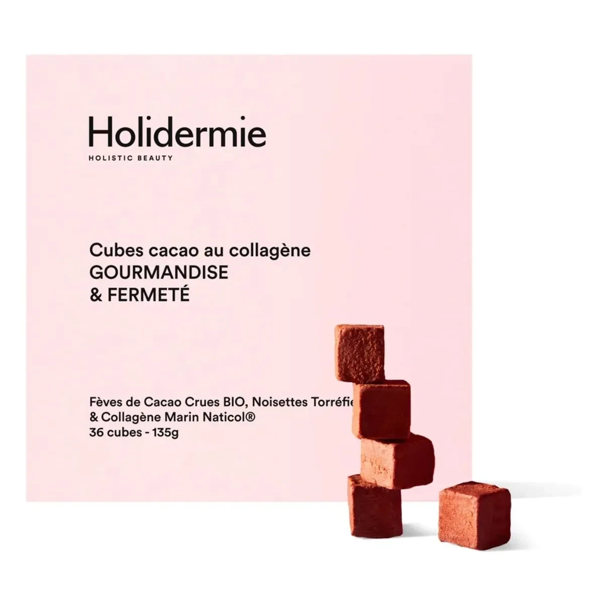 Holidermie – Kollagenangereicherte Kakaowürfel – 135 g