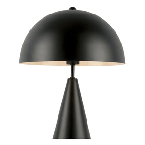 Present Time - Schlichte Metall-Tischlampe | Schwarz
