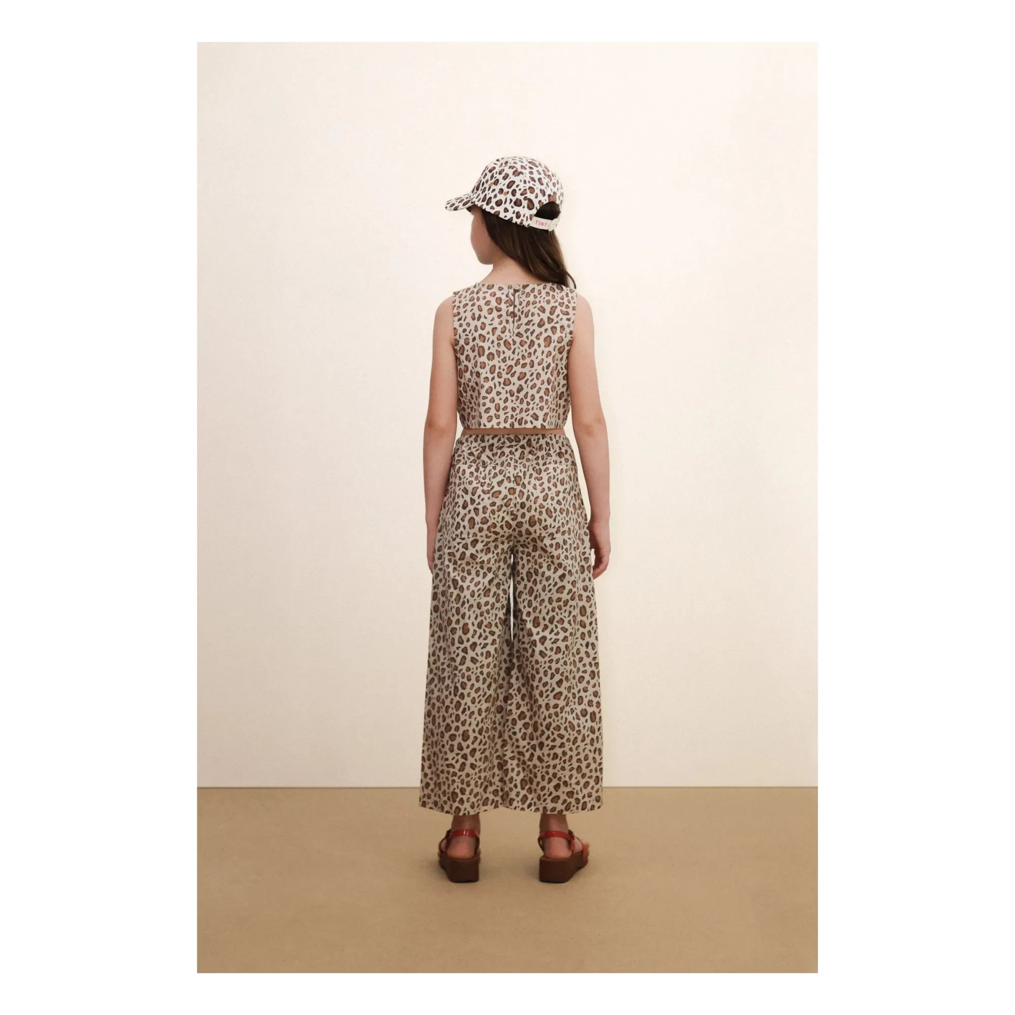 Tinycottons - Popeline Leo-Oberteil | Braun