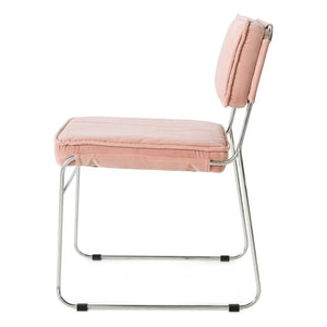 HKliving - Sonsuz kadife sandalyeler - 2'li set | Pembe