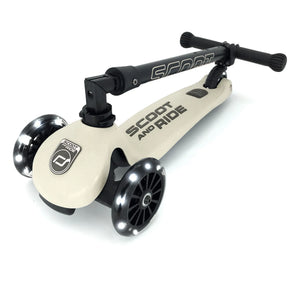 Scoot & Ride - Highwaykick 3 LED Scooter | Hellgrau