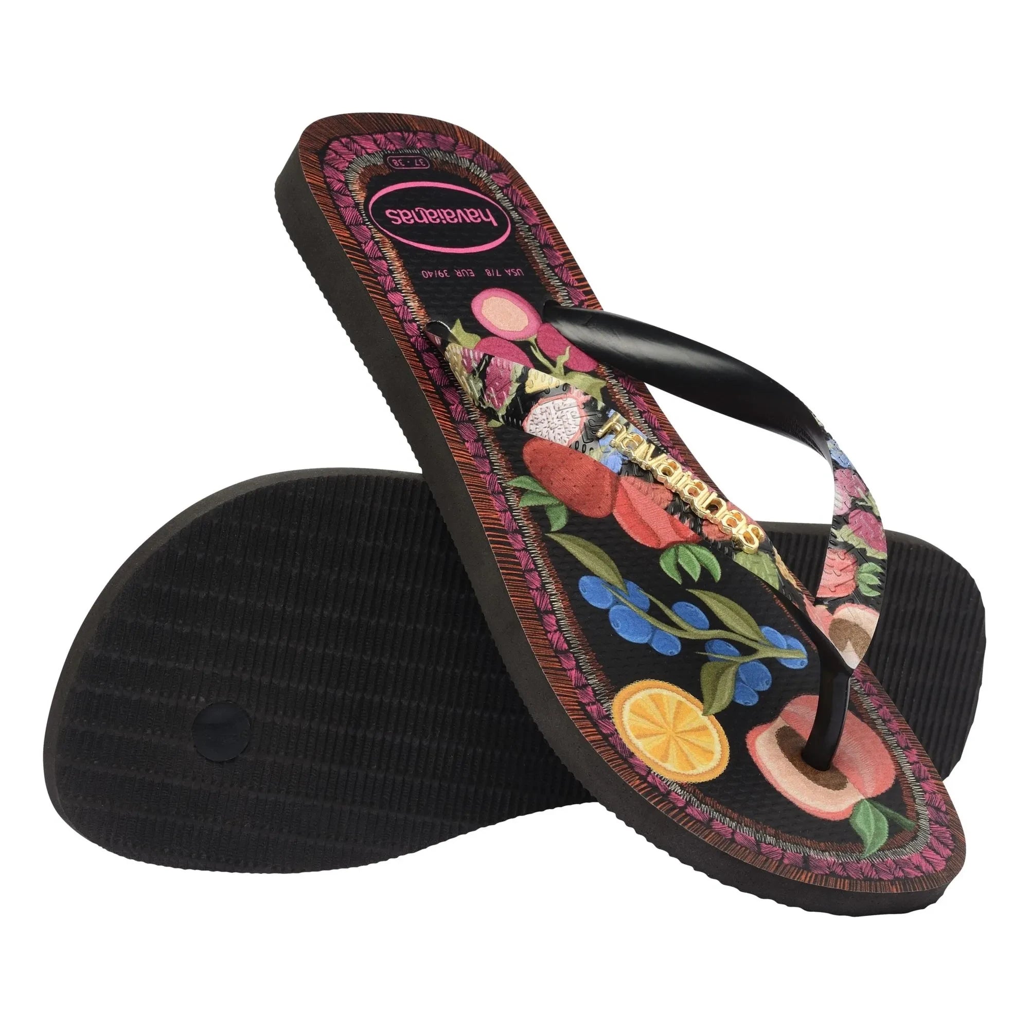 Havaianas - Top Tropicalia Vibes Zehentrenner | Schwarz
