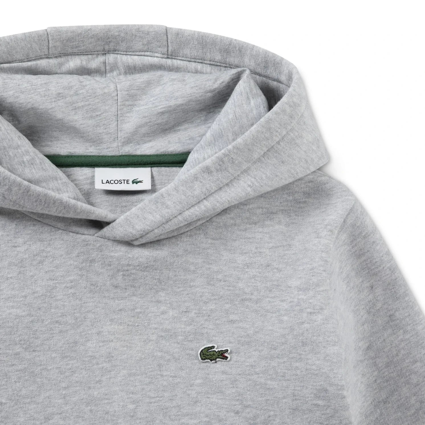 Lacoste - Logo Kapüşonlu Sweatshirt | Gri