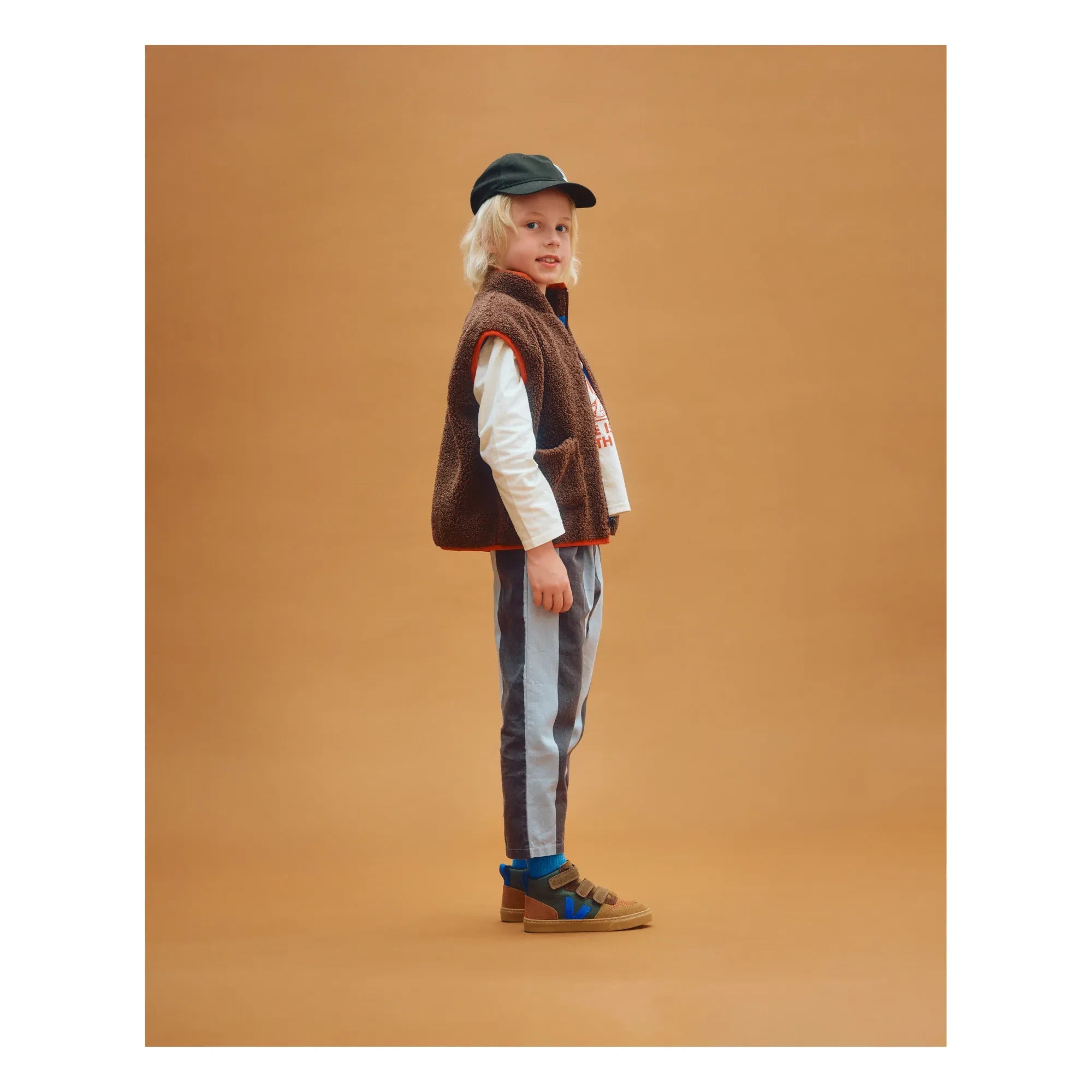 Veja - V-10 Velcro Wildleder Mid-Top Sneaker | Braun
