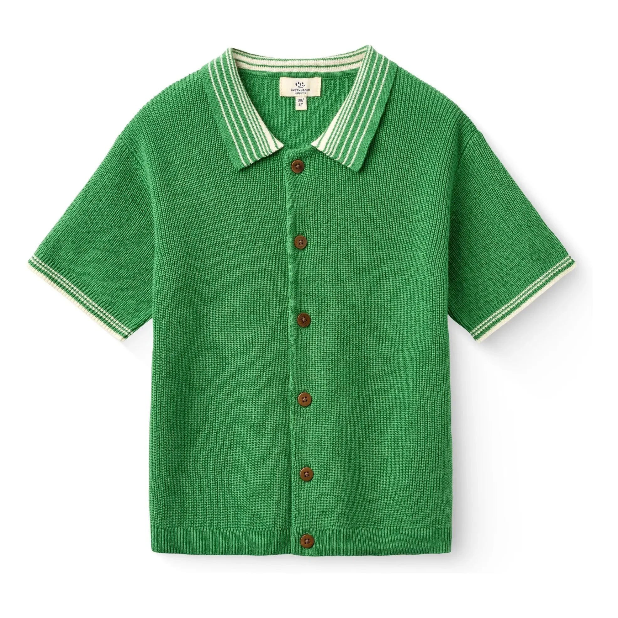 Copenhagen Colors - Poloshirt aus Bio-Baumwoll-Jersey | Meadow Green